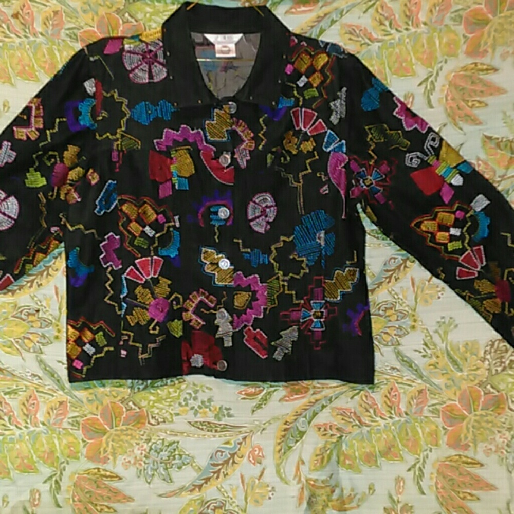 Stonebridge Signature Black Denim Jacket View 2